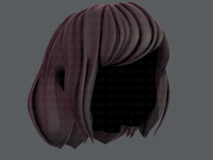 3d hair style for girl v57 Modèle 3D
