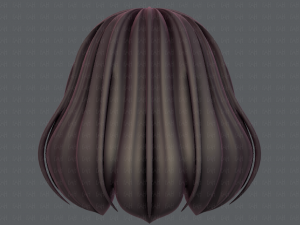 3d hair style for girl v57 Modèle 3D