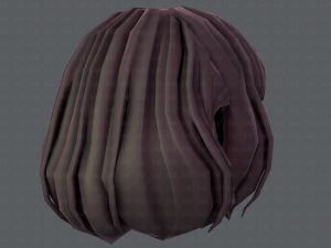 3d hair style for girl v57 Modèle 3D