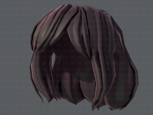 3d hair style for girl v57 Modèle 3D