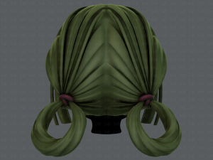 3d hair style for girl v58 3D Model