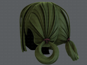 3d hair style for girl v58 3D Model