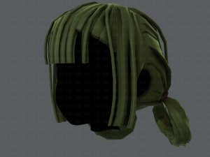 3d hair style for girl v58 3D Model