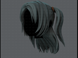 3d hair style for girl v59 3D 모델