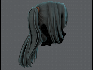 3d hair style for girl v59 3D 모델
