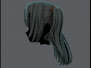 3d hair style for girl v59 3D 모델