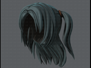 3d hair style for girl v59 3D 모델