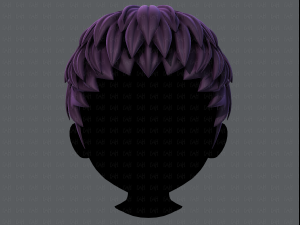 3d hair style for boy v53 3D Модель