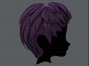 3d hair style for boy v53 3D Модель