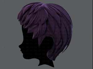 3d hair style for boy v53 3D Model