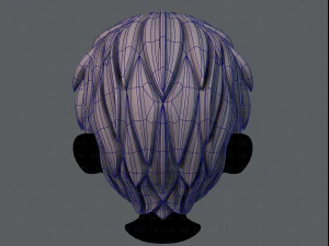 3d hair style for boy v53 3D Model