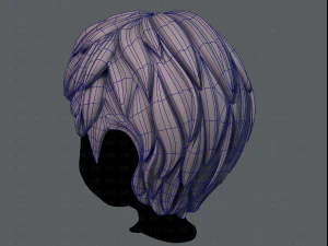 3d hair style for boy v53 3D Model
