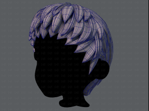3d hair style for boy v53 3D Модель