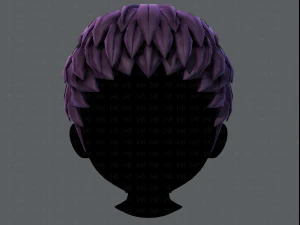 3d hair style for boy v53 3D Model