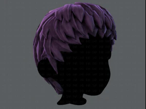 3d hair style for boy v53 3D Model