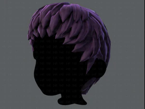 3d hair style for boy v53 3D Model