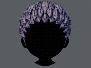 3d hair style for boy v53 3D Model