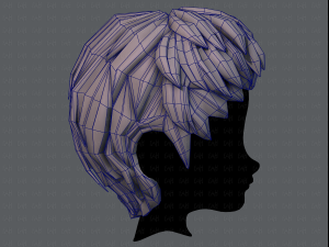 3d hair style for boy v53 3D Модель