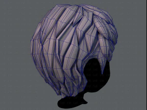 3d hair style for boy v53 3D Model