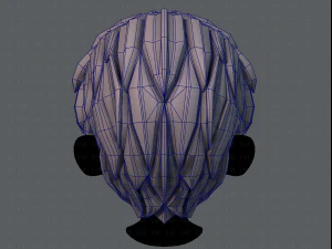 3d hair style for boy v53 3D Model