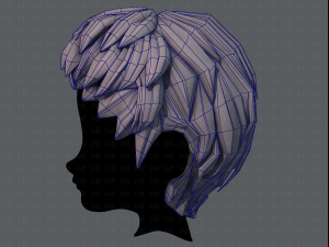 3d hair style for boy v53 3D Модель