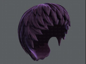 3d hair style for boy v53 3D Model