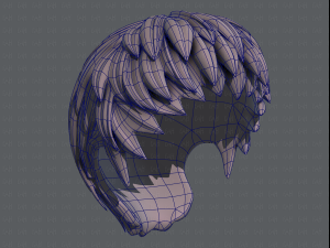 3d hair style for boy v53 3D Модель