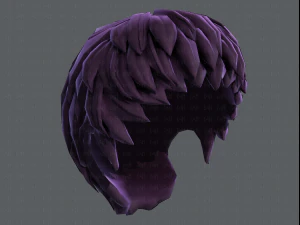 3d hair style for boy v53 3D Model