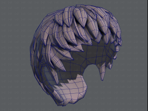 3d hair style for boy v53 3D Модель