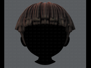 3d hair style for boy v54 Modello 3D