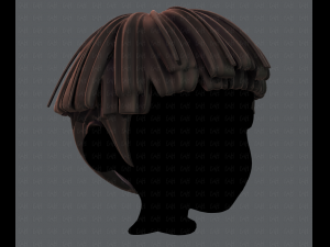 3d hair style for boy v54 Modello 3D
