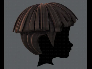 3d hair style for boy v54 3D Model