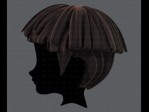 3d hair style for boy v54 3D Model