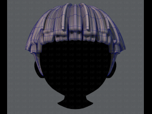 3d hair style for boy v54 Modello 3D