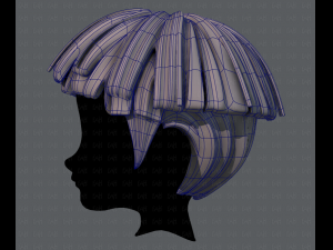 3d hair style for boy v54 Modello 3D