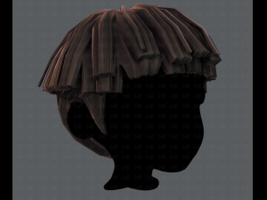 3d hair style for boy v54 Modello 3D