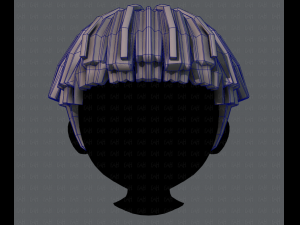 3d hair style for boy v54 Modello 3D