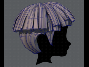 3d hair style for boy v54 Modello 3D
