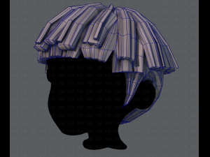 3d hair style for boy v54 Modello 3D