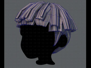 3d hair style for boy v54 3D Model