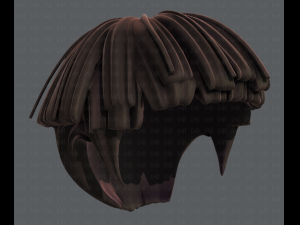 3d hair style for boy v54 Modello 3D
