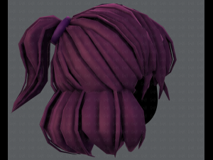 3d hair style for girl v60 3D Model