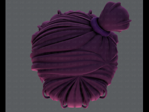 3d hair style for girl v60 3D Model