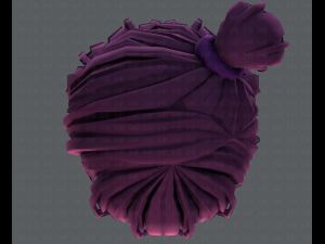 3d hair style for girl v60 3D Model