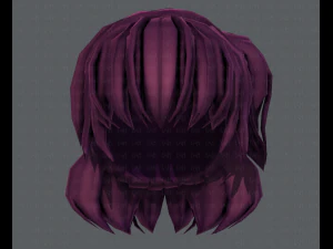 3d hair style for girl v60 3D Model