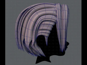 3d hair style for boy v55 3D Model