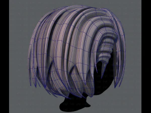 3d hair style for boy v55 3D Model