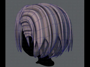 3d hair style for boy v55 3D Model