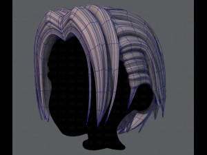 3d hair style for boy v55 3D Model