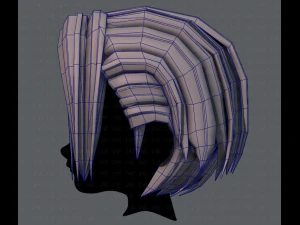 3d hair style for boy v55 3D Model